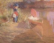Edward john Gregory,RA.RI Marooning (mk46) oil painting on canvas